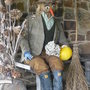 Scarecrow taking a well earned rest