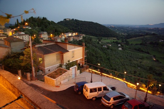 View to the left from balcony